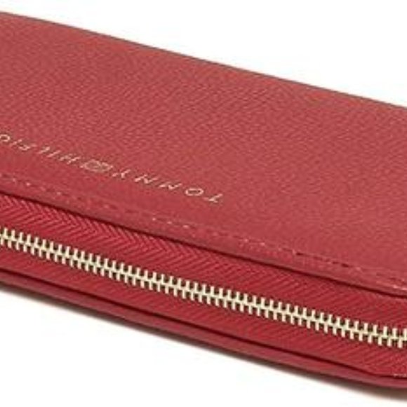 TOMMY HILFIGER Signature Stripe Zip-Around Purse ( - Picture 5 of 14